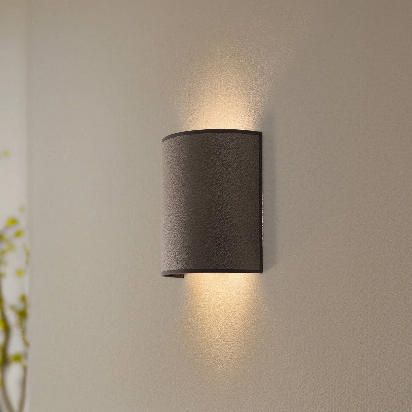 Envostar Wandlampe Idun, erdfarben 24 cm Naturmaterial vegan Envostar Wandlampe Idun, erdfarben 24 cm Naturmaterial vegan von Envostar