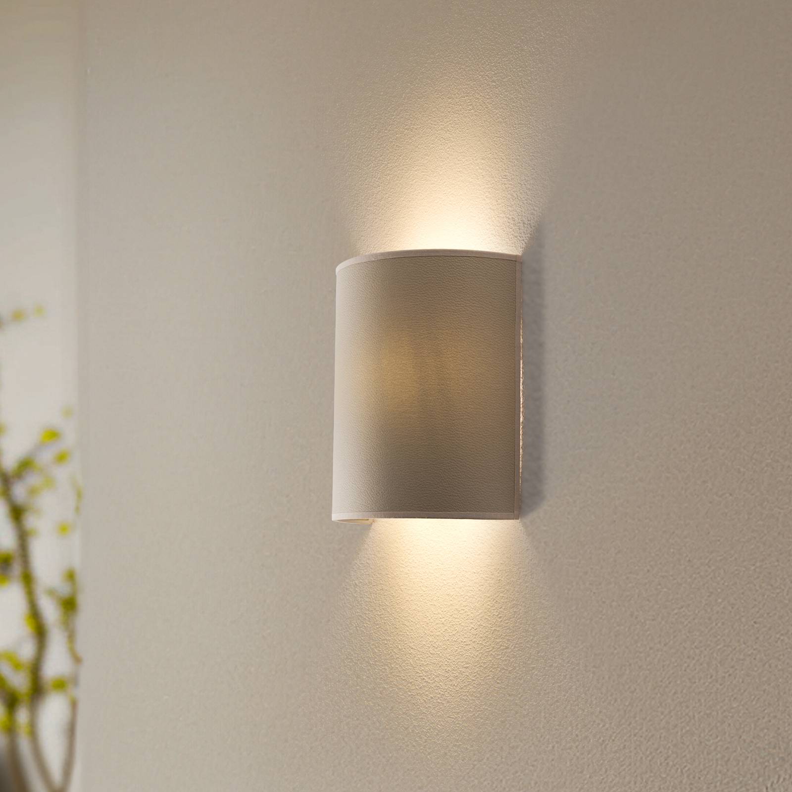 Envostar Wandlampe Idun, hellbeige 24 cm Naturmaterial vegan Envostar Wandlampe Idun, hellbeige 24 cm Naturmaterial vegan von Envostar