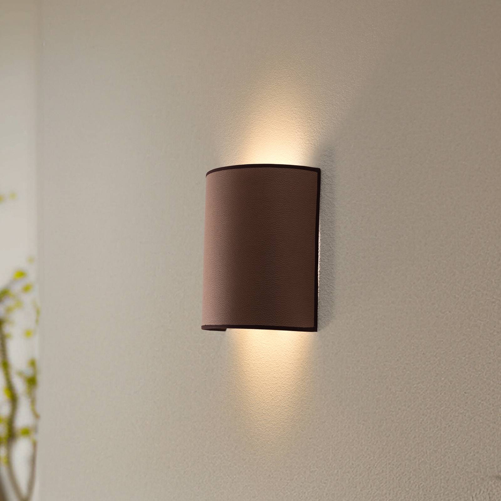 Envostar Wandlampe Idun braun Höhe 24 cm Naturmaterial vegan Envostar Wandlampe Idun braun Höhe 24 cm Naturmaterial vegan von Envostar