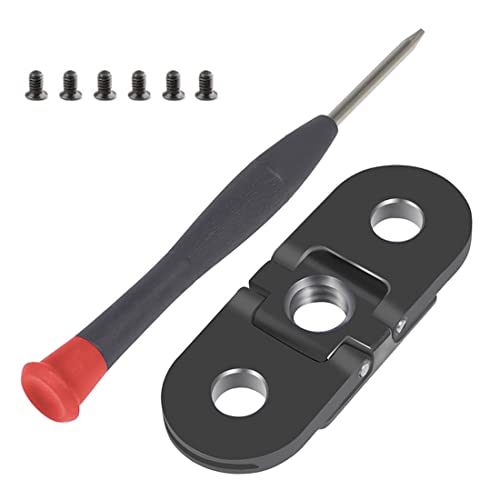 Klappfinger kompatibel mit GoPro Hero 11/10/9/8 Black Max, Ersatz-Adapterhalterung mit 1/4 Stativanschluss Klappfinger kompatibel mit GoPro Hero 11/10/9/8 Black Max, Ersatz-Adapterhalterung mit 1/4 Stativanschluss von Enzemit