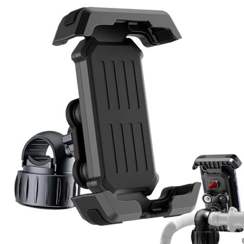 Eoixuqba Handyhalterung für Motorradlenker, Anti-Shake-ATV-Handyhalterung, Anti-Shake-Navigation, feste Halterung für Auto, ATV Eoixuqba Handyhalterung für Motorradlenker, Anti-Shake-ATV-Handyhalterung, Anti-Shake-Navigation, feste Halterung für Auto, ATV von Eoixuqba