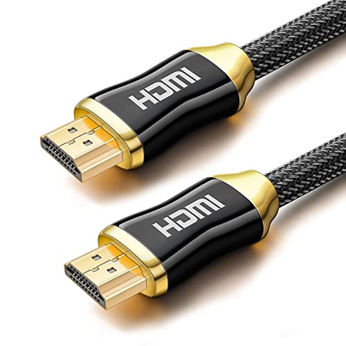 Eono 4K HDMI Kabel, 1m 18Gbps Ultra HD HDMI 2.0 Geflechtkabel Vergoldete Anschlüsse mit Ethernet/Audio Rückkanal Kompatibel mit Video 4K 2160p, 1080p, PC, Monitor, Laptop von Eono