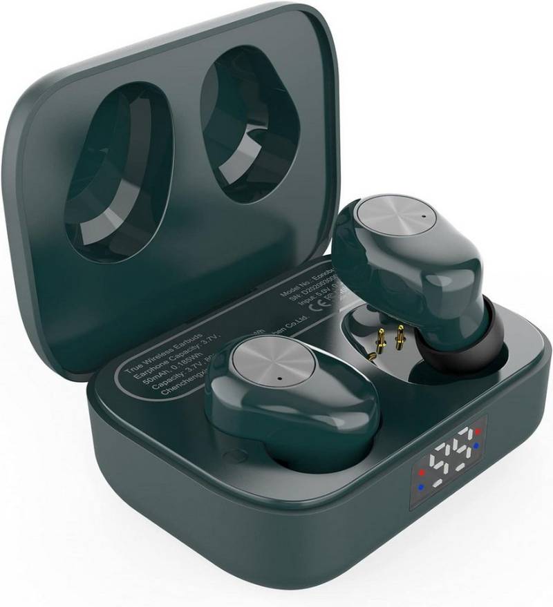 Eono Kabellos Bluetooth Sport Ohrhörer für Arbeit, Home Office In-Ear-Kopfhörer (Stereo-Qualität für eine herausragende Sounderfahrung., mit klarem Klang, IPX7 wasserfest, USB-C-Ladung) von Eono