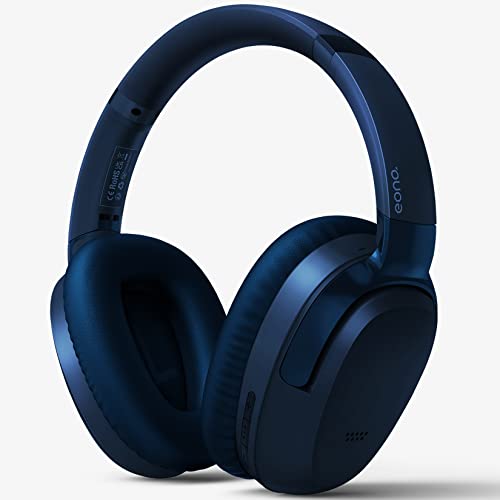 Eono Noise-Cancelling-Kopfhörer-Kabellos Over-Ear-Bluetooth Kopfhörer-ANC Eonoheadphone 1 mit Multi-Modus Geräuschunterdrückung,AUX,Mikrofon,Weiche Ohrpolster,40h Akku(Blau) von Eono