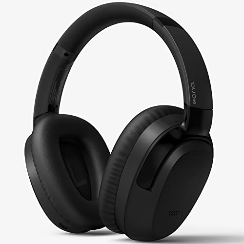 Eono Noise-Cancelling-Kopfhörer-Kabellos Over-Ear-Bluetooth Kopfhörer-ANC Eonoheadphone 1 mit Multi-Modus Geräuschunterdrückung,AUX,Mikrofon,Weiche Ohrpolster,40h Akku(Schwarz) von Eono