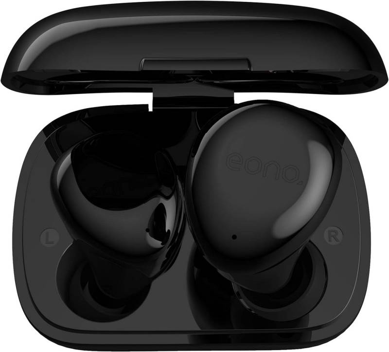 Eono Passform und unglaublichem In-Ear-Kopfhörer (Bis zu 24 Stunden Spielzeit mit der Metallic-Ladestation und USB-C-Schnellladung für langanhaltenden Hörgenuss., Komfort und IPX7-Schutz für unterbrechungsfreien Genuss beim Fernsehen) von Eono
