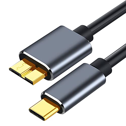Eono USB C auf Micro B Kabel, 1m 5Gbps USB 3.1 Typ C auf Micro USB Typ B Verbindungskabel Kompatibel mit HDD, Toshiba, Seagate, WD von Eono
