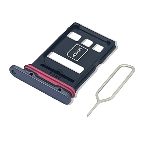 Eonpam SIM Kartenrahmen für (Huawei P40 Pro) Originale Qualität Ersatz Karten rahmen Inkl SIM Kartenschlitz Pin(Schwarz) von Eonpam