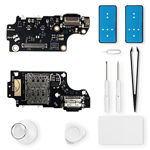 Eonpam ladebuchse ersatz für (Xiaomi Poco F2 Pro) Charging Port USB Ladeanschluss Mikrofon Kopfhörerbuchse mit Reparaturset von Eonpam