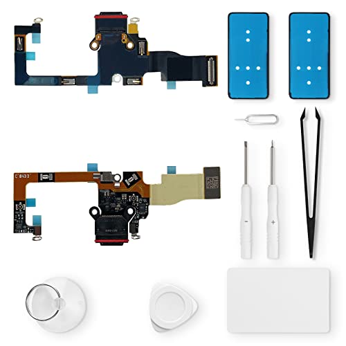 Eonpam ladebuchse ersatz für Google Pixel 3 Charging Port USB Ladeanschluss Mikrofon Kopfhörerbuchse mit Reparaturset von Eonpam