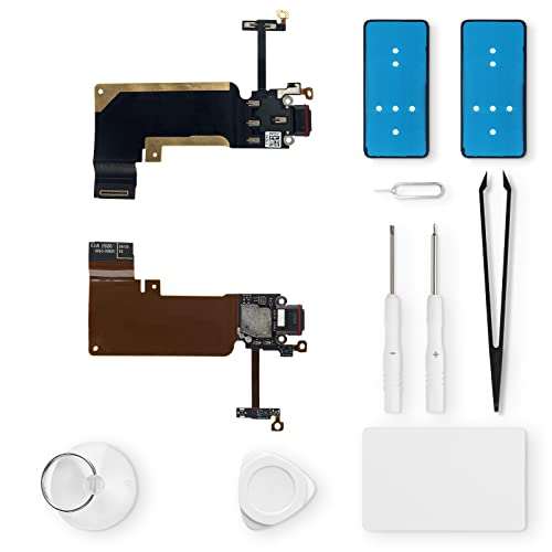 Eonpam ladebuchse ersatz für Google Pixel 4 Charging Port USB Ladeanschluss Mikrofon Kopfhörerbuchse mit Reparaturset von Eonpam