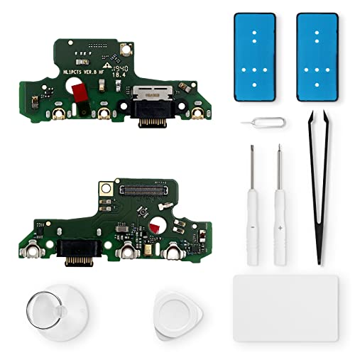 Eonpam ladebuchse ersatz für Honor View 20 Charging Port USB Ladeanschluss Mikrofon Kopfhörerbuchse mit Reparaturset von Eonpam