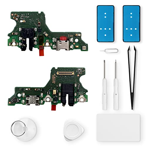 Eonpam ladebuchse ersatz für Huawei P40 Lite E/Y7P Charging Port USB Ladeanschluss Mikrofon Kopfhörerbuchse mit Reparaturset von Eonpam