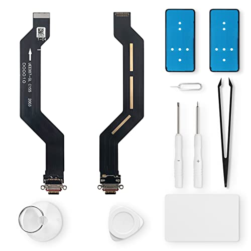 Eonpam ladebuchse ersatz für Oneplus 8 Pro Charging Port USB Ladeanschluss Mikrofon Kopfhörerbuchse mit Reparaturset von Eonpam