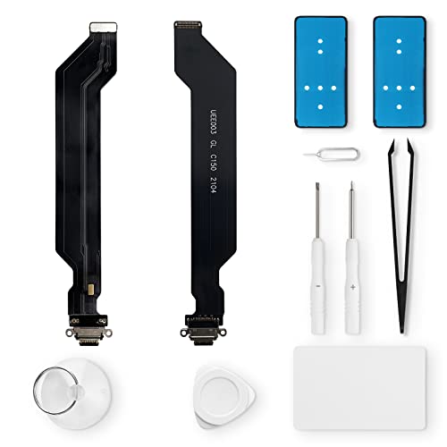 Eonpam ladebuchse ersatz für Oneplus 9 Pro Charging Port USB Ladeanschluss Mikrofon Kopfhörerbuchse mit Reparaturset von Eonpam
