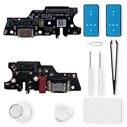 Eonpam ladebuchse ersatz für Realme 7(Global) Charging Port USB Ladeanschluss Mikrofon Kopfhörerbuchse mit Reparaturset von Eonpam