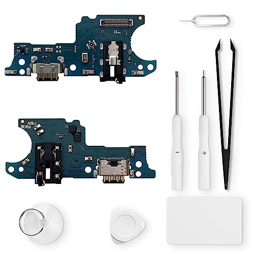 Eonpam ladebuchse ersatz für Samsung Galaxy A02S/A03S Charging Port USB Ladeanschluss Mikrofon Kopfhörerbuchse mit Reparaturset von Eonpam