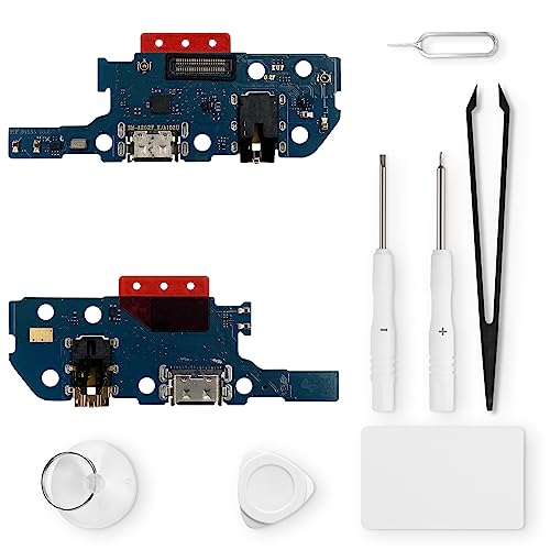 Eonpam ladebuchse ersatz für Samsung Galaxy A20E Charging Port USB Ladeanschluss Mikrofon Kopfhörerbuchse mit Reparaturset von Eonpam