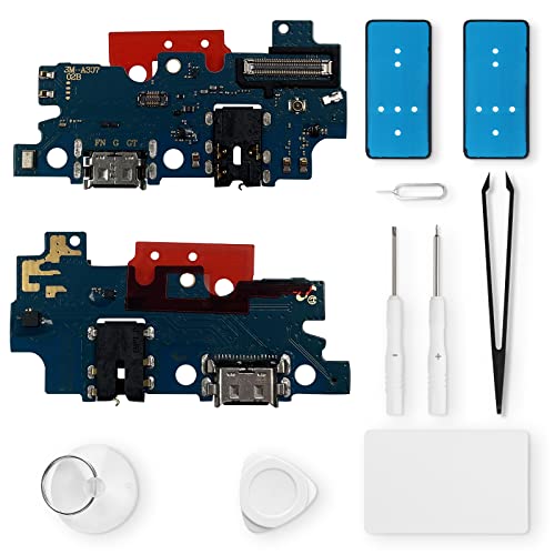 Eonpam ladebuchse ersatz für Samsung Galaxy A30S Charging Port USB Ladeanschluss Mikrofon Kopfhörerbuchse mit Reparaturset von Eonpam