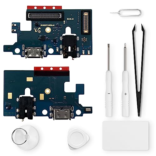 Eonpam ladebuchse ersatz für Samsung Galaxy M31S Charging Port USB Ladeanschluss Mikrofon Kopfhörerbuchse mit Reparaturset von Eonpam