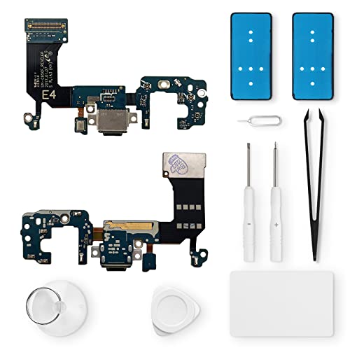 Eonpam ladebuchse ersatz für Samsung Galaxy S8 Charging Port USB Ladeanschluss Mikrofon Kopfhörerbuchse mit Reparaturset von Eonpam
