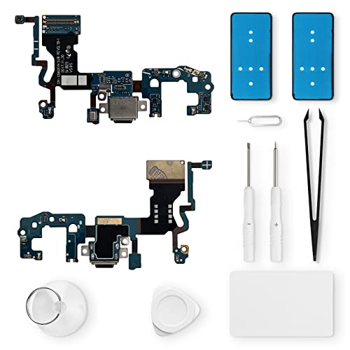 Eonpam ladebuchse ersatz für Samsung Galaxy S9 Charging Port USB Ladeanschluss Mikrofon Kopfhörerbuchse mit Reparaturset von Eonpam