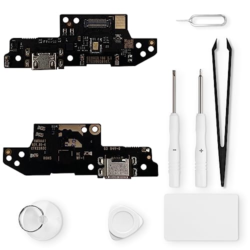 Eonpam ladebuchse ersatz für Xiaomi Redmi 9A/9C Charging Port USB Ladeanschluss Mikrofon Kopfhörerbuchse mit Reparaturset von Eonpam