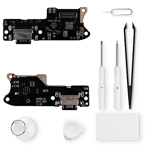 Eonpam ladebuchse ersatz für Xiaomi Redmi 9T/Poco M3 Charging Port USB Ladeanschluss Mikrofon Kopfhörerbuchse mit Reparaturset von Eonpam