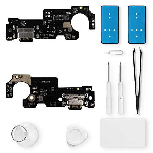 Eonpam ladebuchse ersatz für Xiaomi Redmi Note 10 5G/Poco M3 Pro 5G Charging Port USB Ladeanschluss Mikrofon Kopfhörerbuchse mit Reparaturset von Eonpam