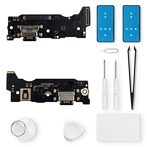 Eonpam ladebuchse ersatz für Xiaomi Redmi Note 10 Pro Charging Port USB Ladeanschluss Mikrofon Kopfhörerbuchse mit Reparaturset von Eonpam