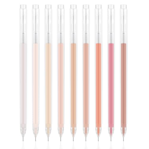 EooUooIP Gel Tintenstifte, 6 Stück Gelschreiber Gelstifte Tintens-tifte Ge-l Tintenstifte Gel Tintenstifte Feine Spitze Glatte Schreibstifte Glatte Schreibstifte mit Griff Hochwertige Serie Stifte von EooUooIP