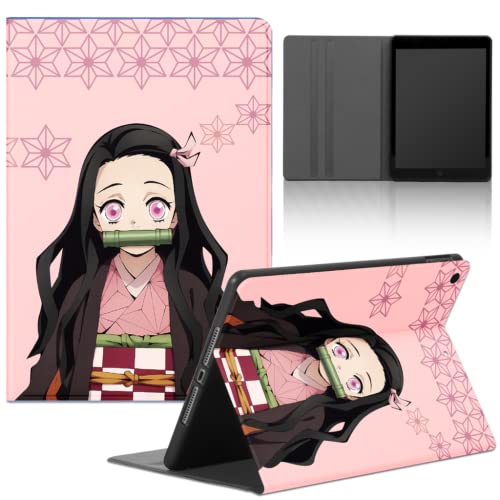 Tablet Hülle für Apple iPad Air (2019) 10.5 Zoll Anime Jungs Nezuko Hülle, Slim Halten Sie vorne Schutzhülle Cover PU Leder Flip TPU Multi-Winkel Verstellbar Ständer Tablet Folio von Eouine