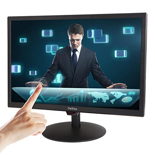Eoulyee 20 Zoll Touchscreen Überwachung LCD Display Sicherheitskamera Monitor CCTV Bildschirm Multifunktionale Schnittstelle HDMI, AV, BNC, VGA, USB, PC Input Computer Monitor 1600x900 Auflösung von Eoulyee