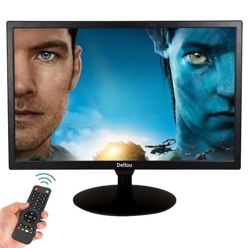 Eoulyee 24 Zoll Monitoring Überwachung CCTV Sicherheitskamera Monitor LCD Display Bildschirm Multifunktionale Schnittstelle HDMI, AV, BNC, VGA, USB, PC Eingang Computer Monitor 1920x1080 Full HD von Eoulyee