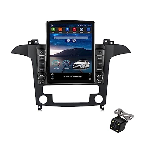 Android 11 Autoradio mit Navi für Ford S Max S-MAX 2007-2015 9.7 Zoll Touch 2 Din Android Auto Bluetooth Radio mit Display Rückfahrkamera USB WiFi Mirror Link Canbus (Color : TS400 4G+WiFi 8-Core 4G Android 11 Autoradio mit Navi für Ford S Max S-MAX 2007-2015 9.7 Zoll Touch 2 Din Android Auto Bluetooth Radio mit Display Rückfahrkamera USB WiFi Mirror Link Canbus (Color : TS400 4G+WiFi 8-Core 4G von Eouyt