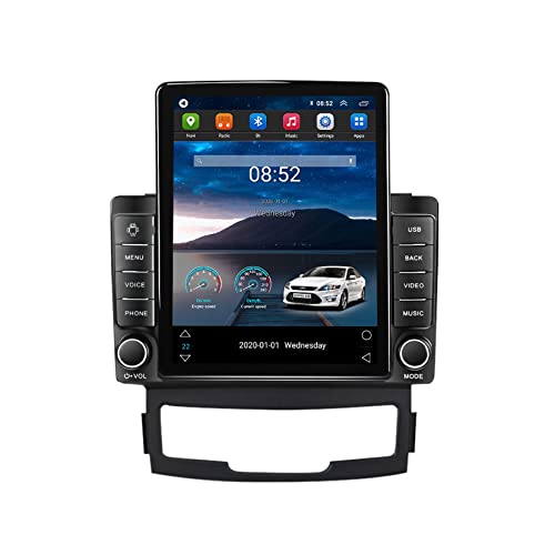 Android 11 Autoradio mit Navi für SsangYong Korando 2010-2013 9.7 Zoll Touch 2 Din Android Auto Bluetooth Radio mit Display Rückfahrkamera USB WiFi Mirror Link Canbus (Color : TS200 4G+WiFi 8-Core 2G von Eouyt