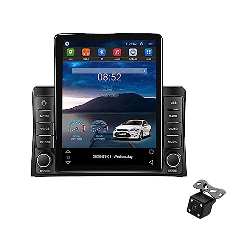 Android 11 Autoradio mit Navi für VW Multivan T5 2003-2015 9.7 Zoll Touch 2 Din Android Auto Bluetooth Radio mit Display Rückfahrkamera USB WiFi Mirror Link Canbus (Color : TS100 WiFi 4-Core 1G+16G) von Eouyt