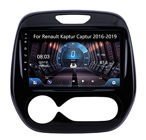 Android Auto 2 Din Radio Mit Navi 9 Zoll Touchscreen Für Renault Kaptur Captur 2016-2019 Android 10 Autoradio Bluetooth Plug-and-Play DAB + WiFi 4G Mirrorlink Carplay OBD USB (Color : 4core 2G+32G) von Eouyt