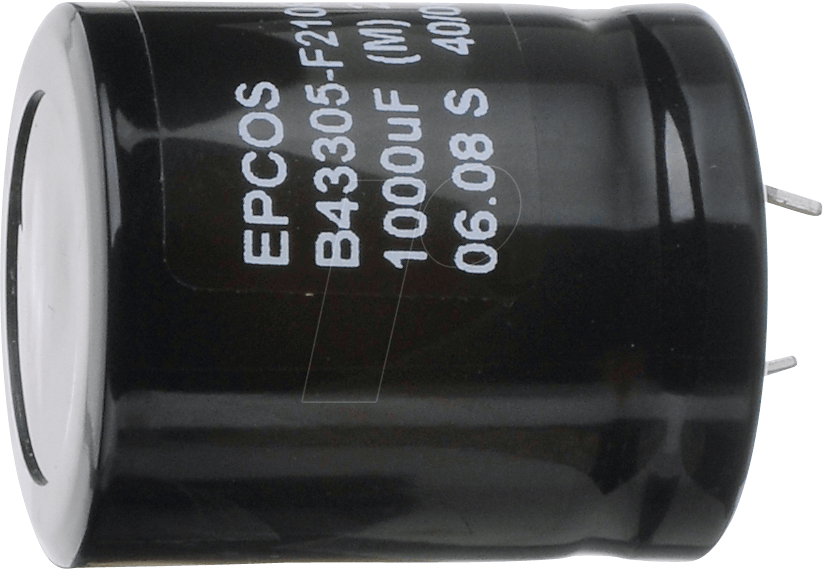 EPCO B43305A9108 - Elko radial, 1000 µF, 400 V, 85°C, 35 x 50 mm, RM10 Snap-In von Epcos