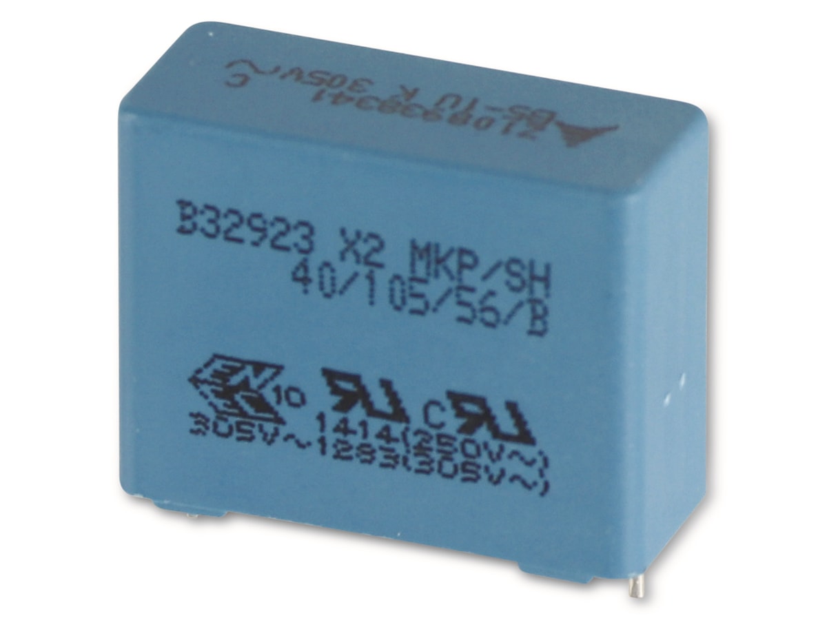EPCOS Funkentstörkondensator B32923, 1 µF, 305 V~ von Epcos