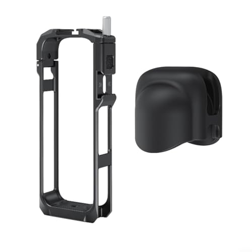 EpheyFIF Aluminium-Schutzrahmen Käfig für Insta360 X5 Action-Kamera mit Schnellverschluss, integrierte Kaltschuhhalterung, 1/4 Zoll Gewindeloch, Silikon-Objektivabdeckung, schlagfestes Design EpheyFIF Aluminium-Schutzrahmen Käfig für Insta360 X5 Action-Kamera mit Schnellverschluss, integrierte Kaltschuhhalterung, 1/4 Zoll Gewindeloch, Silikon-Objektivabdeckung, schlagfestes Design von EpheyFIF