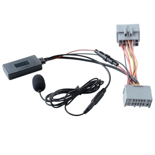 EpheyFIF Audio-Adapter-Set mit Mikrofon für Volvo für C30 für C70 S60 S80 V50 V70 C70 XC90 AUX-Systeme von EpheyFIF