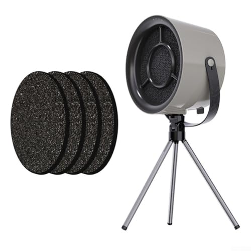 EpheyFIF Desktop-Dunstabzugshaube, tragbare Mini-Dunstabzugshaube mit starker Saugkraft, tragbare Dunstabzugshaube zum Grillen mit drei Lüftergeschwindigkeiten und für Zuhause, Camping, BBQ, Hot Pot von EpheyFIF