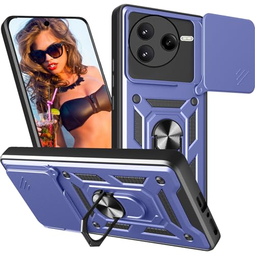 Ephoou Armor Schutzhülle für Xiaomi Redmi K80, Militärqualität, stoßfester Schutz mit Schiebe-Kamera-Abdeckung & 360° drehbarem Magnetring-Ständer für Redmi K80 SJ, Blau Ephoou Armor Schutzhülle für Xiaomi Redmi K80, Militärqualität, stoßfester Schutz mit Schiebe-Kamera-Abdeckung & 360° drehbarem Magnetring-Ständer für Redmi K80 SJ, Blau von Ephoou