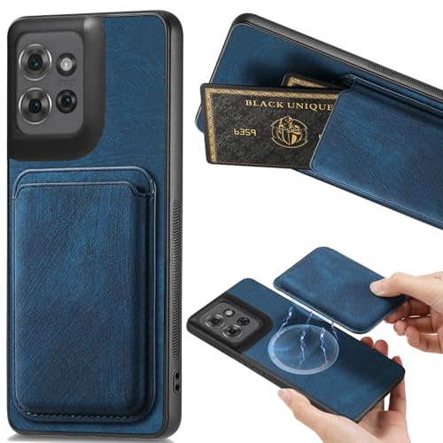 Ephoou Magnetische Schutzhülle für Motorola Moto G Power 2025, mit abnehmbarem Kreditkartenfach, PU-Leder, Slim Fit, kratzfest, ultradünn, für Moto G Power 2025, TCK-Retro Blau Ephoou Magnetische Schutzhülle für Motorola Moto G Power 2025, mit abnehmbarem Kreditkartenfach, PU-Leder, Slim Fit, kratzfest, ultradünn, für Moto G Power 2025, TCK-Retro Blau von Ephoou