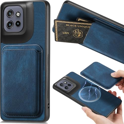 Ephoou Schutzhülle für Motorola Moto Edge 50 Neo Magnetische Hülle mit abnehmbarem Kreditkartenfach aus PU-Leder Slim Fit Kratzfest Ultradünn Hülle für Motorola Moto Edge 50 Neo TCK-Retro Blau Ephoou Schutzhülle für Motorola Moto Edge 50 Neo Magnetische Hülle mit abnehmbarem Kreditkartenfach aus PU-Leder Slim Fit Kratzfest Ultradünn Hülle für Motorola Moto Edge 50 Neo TCK-Retro Blau von Ephoou