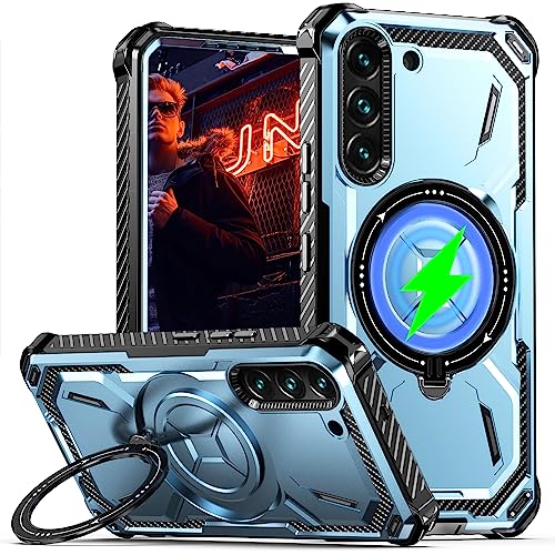Ephoou HJJ Schutzhülle für Samsung Galaxy S21 + Plus 5G (nicht S21), robust, magnetisch, stoßfest, schlanke Handyhülle für Samsung Galaxy S21 Plus 5G, Blau von Ephoou