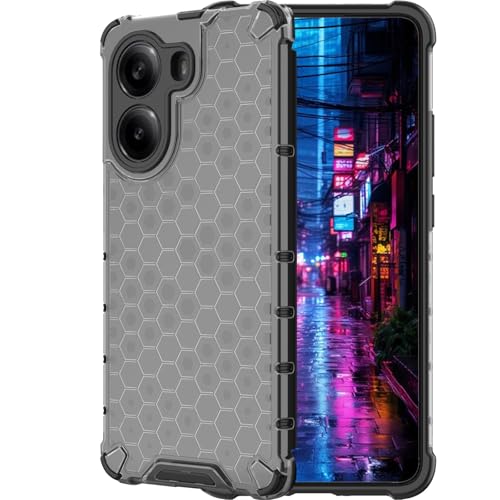 Ephoou Schutzhülle für Xiaomi Poco X7 Pro/Redmi Turbo 4 Slim Honeycomb Clear Case, Vergilbungsfrei Anti-Scratch Stoßfest Cover für Poco X7 Pro Transparent Schwarz Ephoou Schutzhülle für Xiaomi Poco X7 Pro/Redmi Turbo 4 Slim Honeycomb Clear Case, Vergilbungsfrei Anti-Scratch Stoßfest Cover für Poco X7 Pro Transparent Schwarz von Ephoou