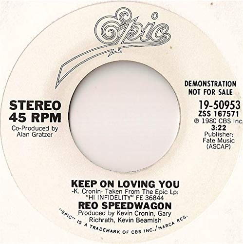 Keep On Loving You [Vinyl Single 7''] von Epic