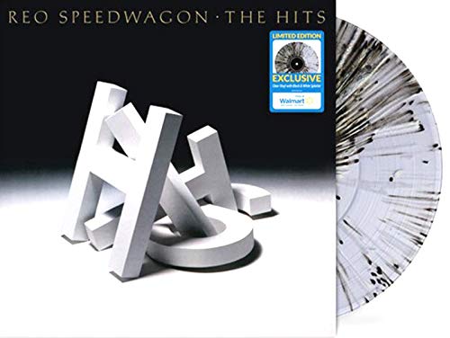 R.E.O. Speedwagon - The Hits - Exclusive Clear with Black & White Splatter Vinyl von Epic